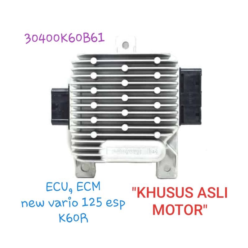 AHM ECU, ECM, original, new vario 125 esp K60R, sparepart motor honda asli, 30400K60B61