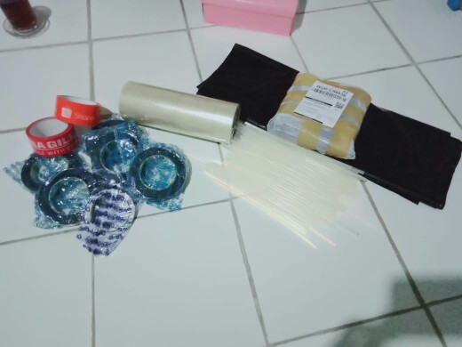 1 Kg - Plastik Mulsa Hitam Perak - Termurah Plastik Berkebun Dan Packing Plastik Hitam Packing 25 M