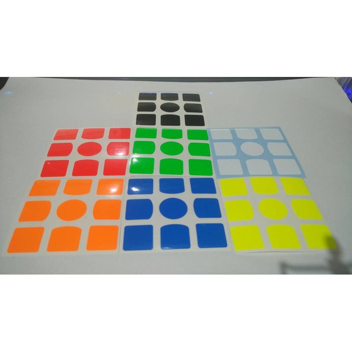 Z-sticker Full Bright - GAN 356 - stiker Rubik 3x3 Gans Air GAN356