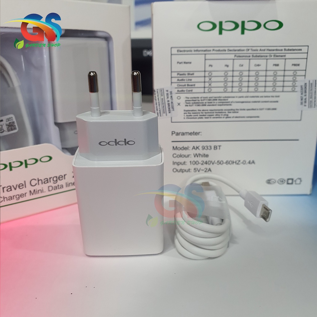 Charger Oppo Original 2A Fast Charging/Charger Oppo  F7 F5 F3 F1plus F1s A7 A3s A5s A71 A83 A37 A1k