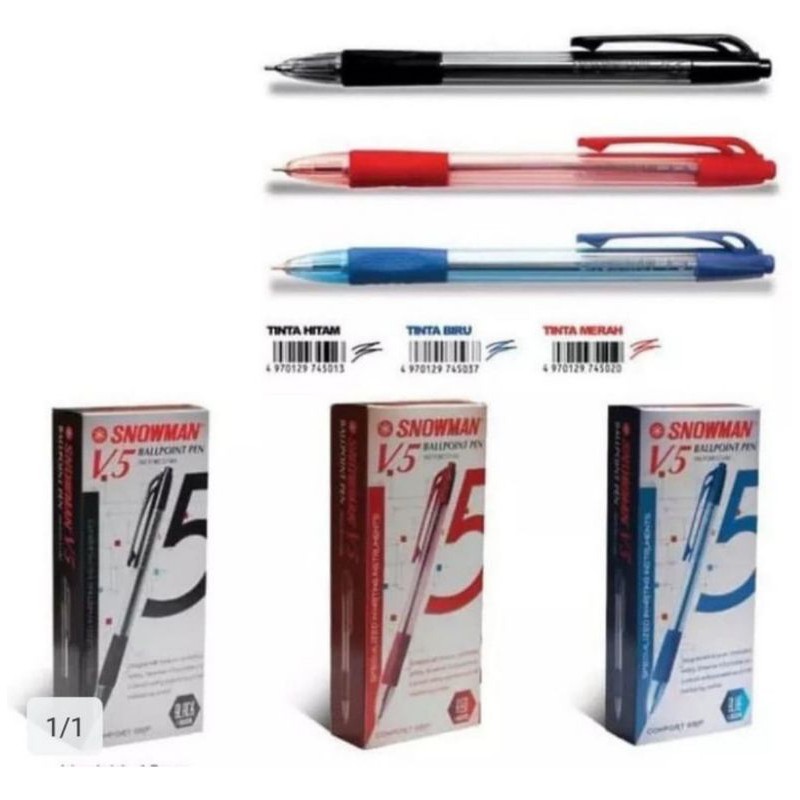 

Pulpen Snowman V5 (1pcs)