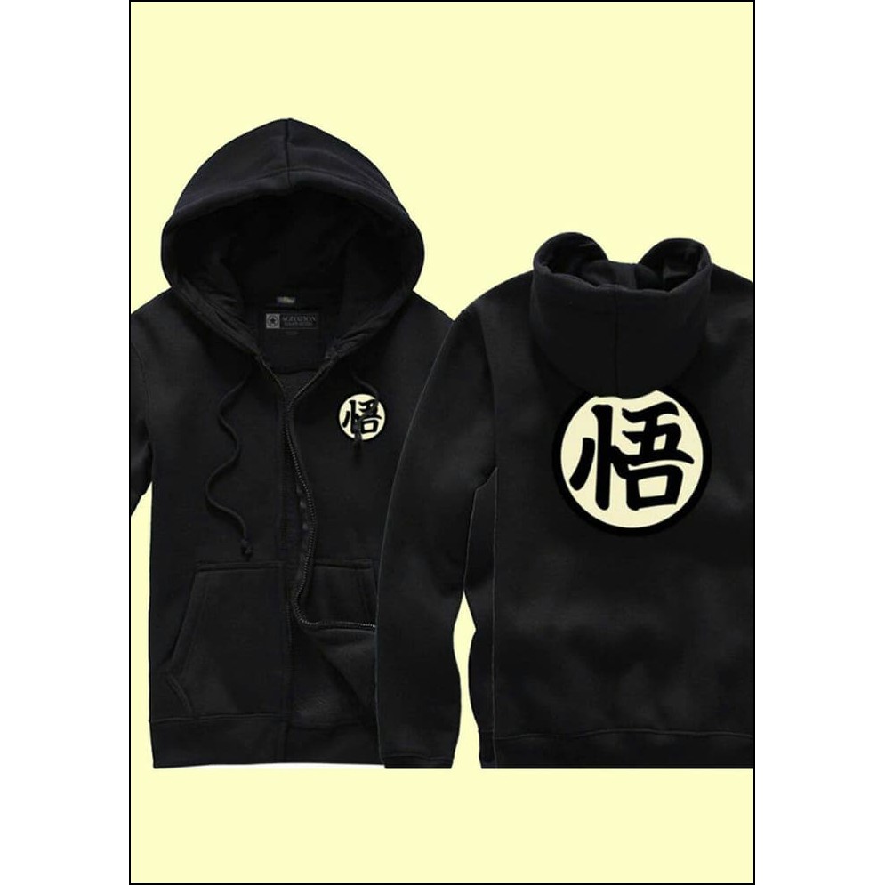 Jaket Hoodie Pria / Cowok / Laki Terbaru Anime Dragon Ball Hoodie Cosplay 3d Super Saiyan Dragonball