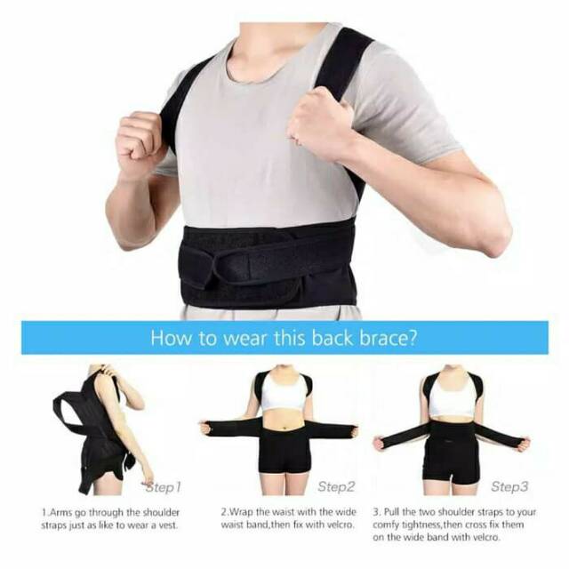 terapi punggung Korset Penegak Badan Tulang Punggung terapi pungung alat Koreksi bahu punggung