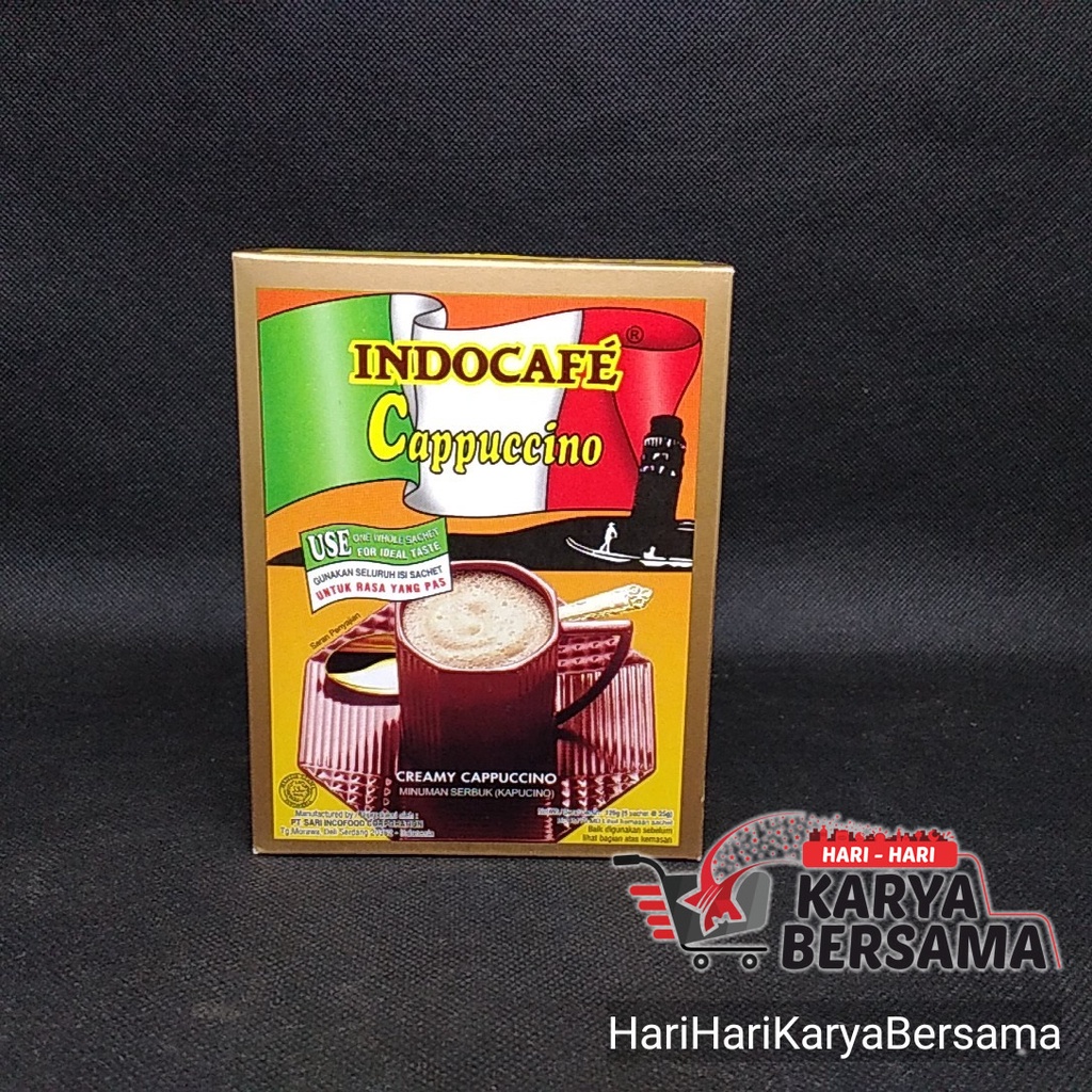 

INDOCAFE CAPPUCINO BOX 5'S X 25GR
