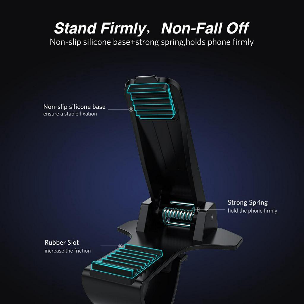 UGREEN Car Phone Mount HUD Design Dashboard Edge Car Phone Mount Holder Cardle for Safe Driving fit