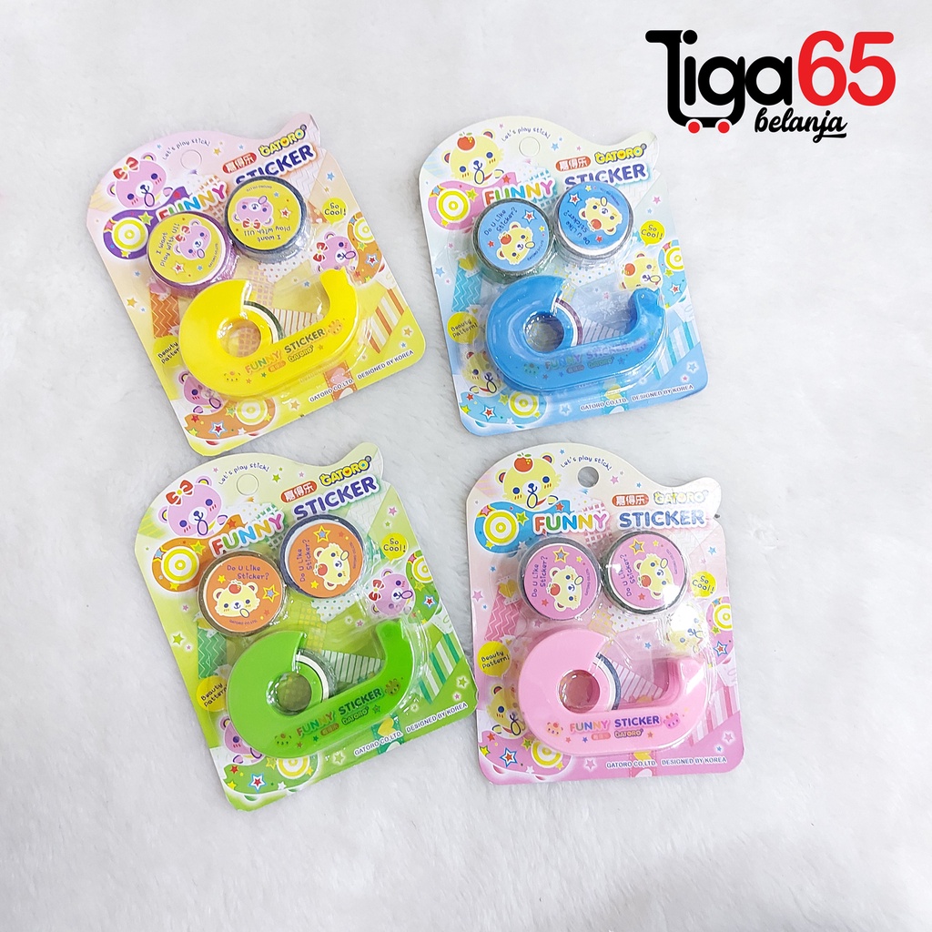 365 Isolasi Selotip #40611 warna Type DM Selotip / Lakban / Washi Tape Set