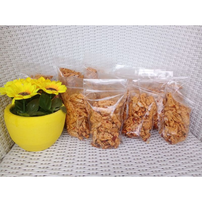 

Basreng stik 100gr/Basreng Bumbu Basah Daun jeruk