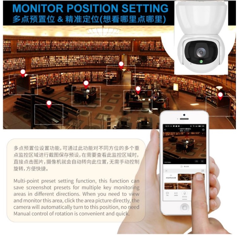 V380 PRO IP CAMERA 2MP FULL HD 1080P WIRELESS SNOWMAN IP CAM CCTV WIFI INDOOR