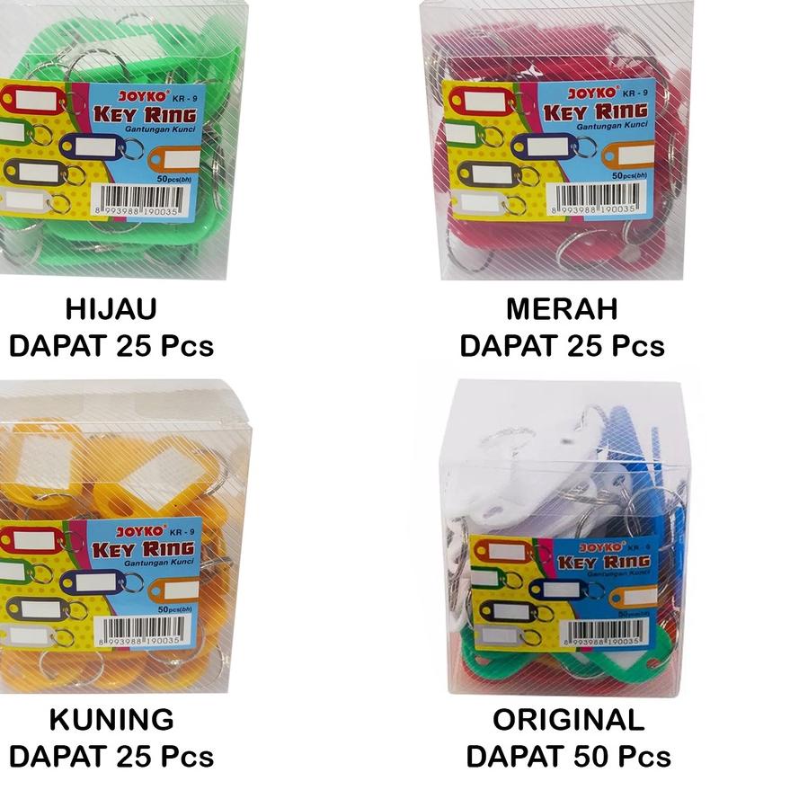 

ホ Gantungan Kunci / Label Nama / Joyko Key Ring Warna KR-9 Kekinian