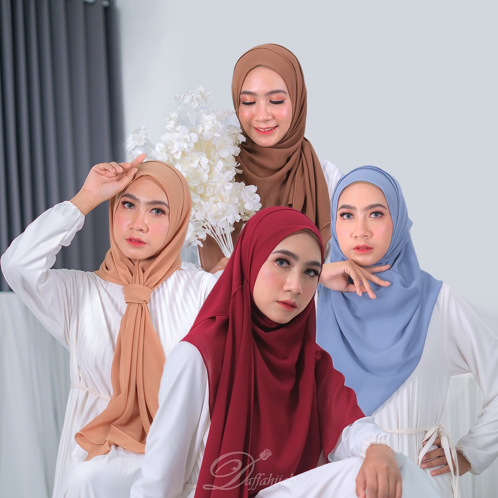 Pashmina Instan Adora by daffahijab || grade B