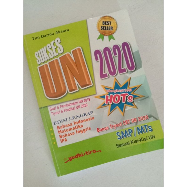 

PRELOVED BUKU SUKSES UN 2020 SMP/MTs