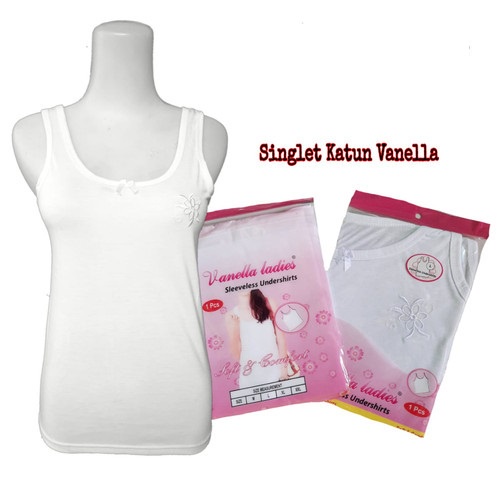 SINGLET VANELLA | PAKAIAN DALAM PEREMPUAN | KAOS DALAM WANITA REMAJA DAN DEWASA