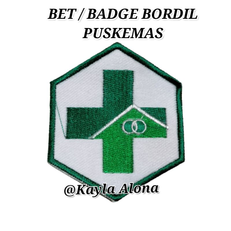 BET/BADGE BORDIR ' PUSKESMAS '