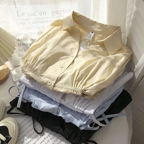 QONITA SHIRT - Atasan korea murah Baju Muslim Wanita