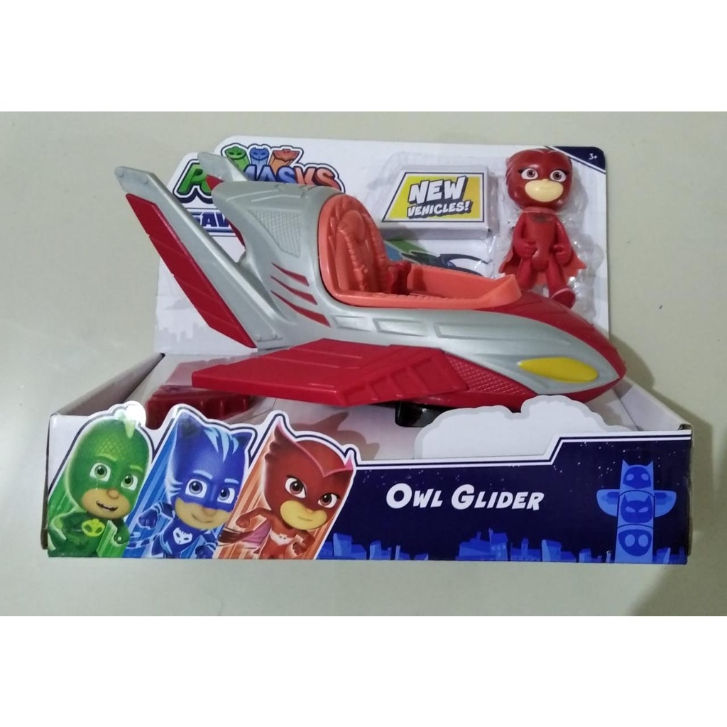 Figure PJ Masks Save the Sky Owl Glider Cat Car Gekko Mobile Just Play Original