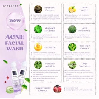 Scarlett Facial Wash Acne 100 ML