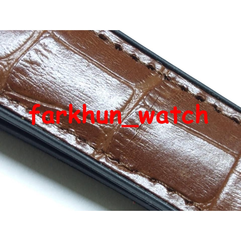 TALI JAM TANGAN KOMBINASI RUBBER LEATHER BAND WATCH STRAP KULIT KARET CAKEP TERMURAH