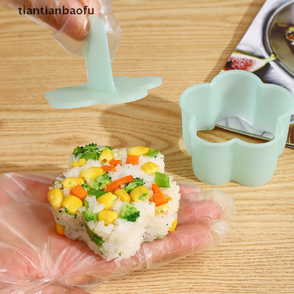 Set 5 Pcs Cetakan Nasi Bentuk Kartun Untuk Bento Sushi