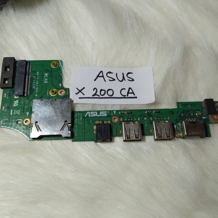 PANEL USB DAN AUDIO LAPTOP ASUS X 200 CA BEKAS / SECOND
