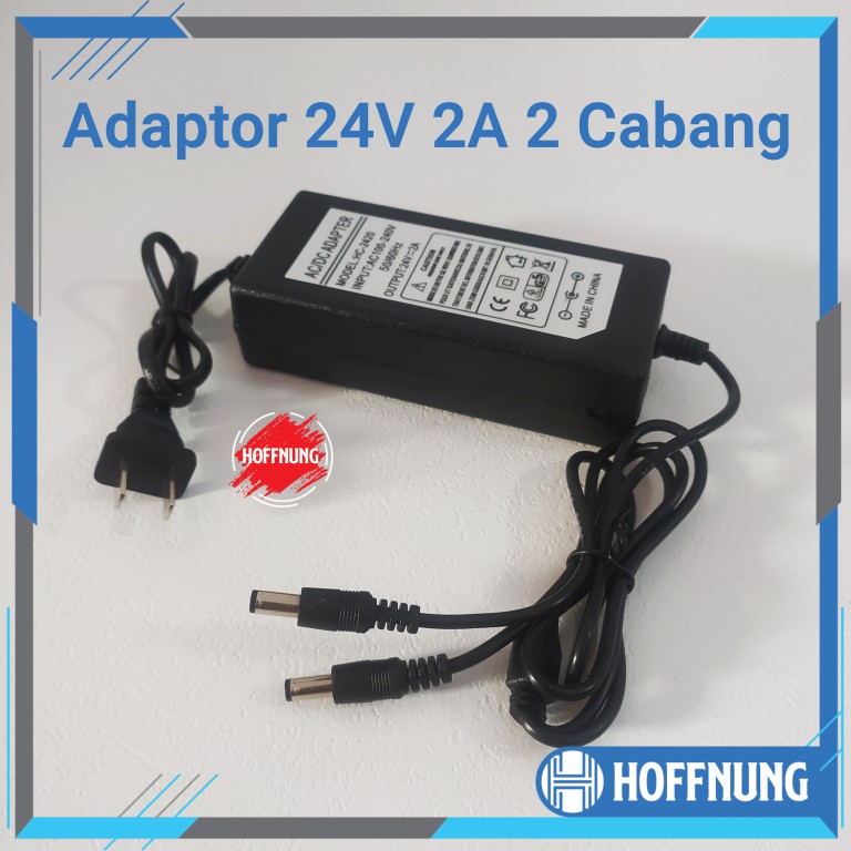 Adaptor 24V 2A Cabang 2 Channel Adapter Mist Maker 2 Ch