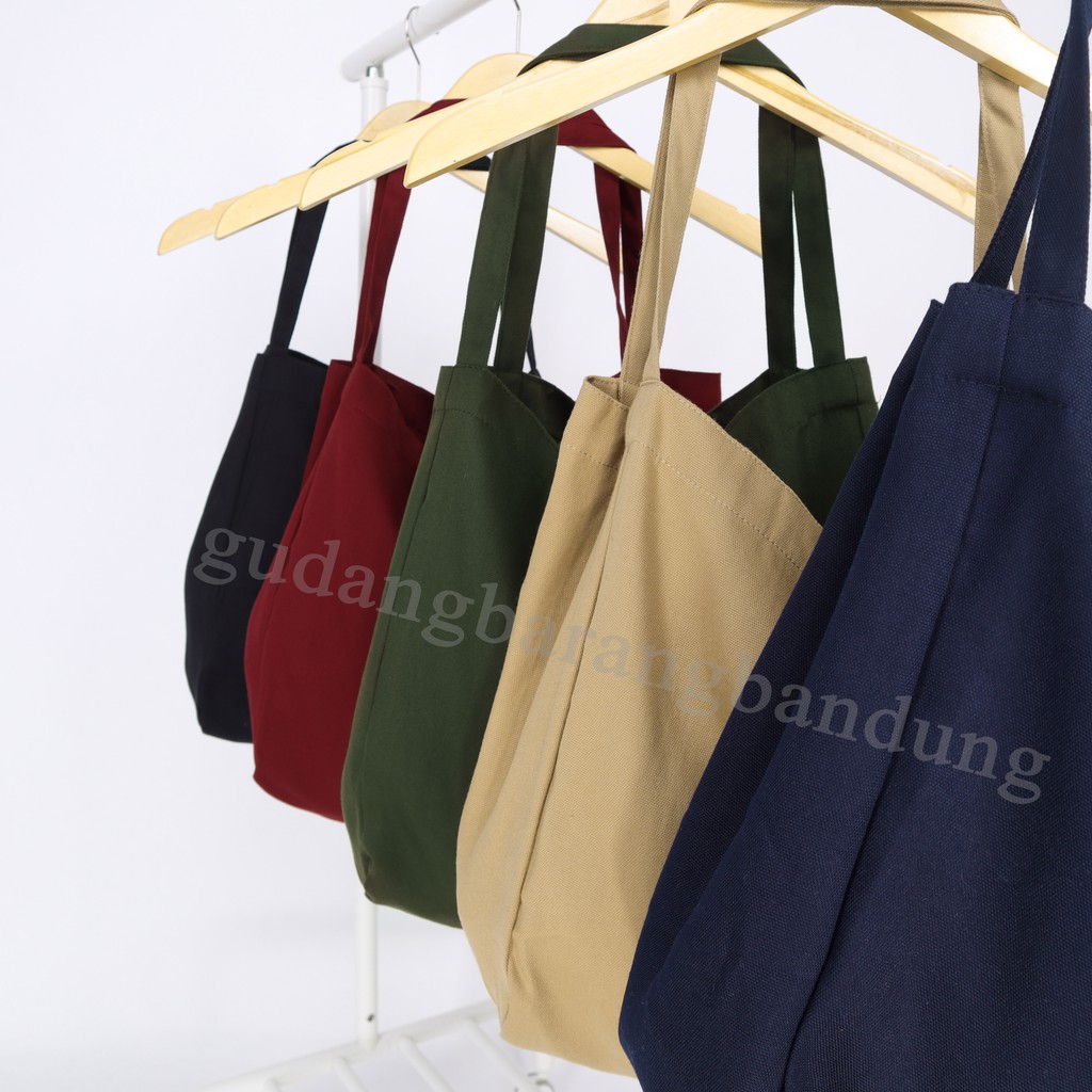 Nudie Bag /Totebag/ Totebag Polos Kanvas Marsoto dengan Magnet