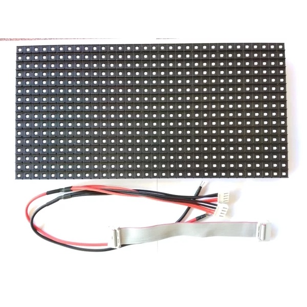 Panel Module LED P10 32x16 Running Text SMD Biru Blue Outdoor