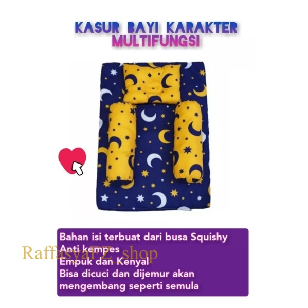 Perlengkapan bayi baru lahir / Kasur bayi / Tempat tidur bayi / Kasur matras bayi / kasur bayi set /KASUR BAYI KARAKTER / KASUR MATRAS BAYI KARAKTER