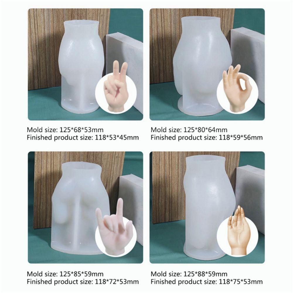 R-flower Resin Mold Kreatif Untuk Plester Sabun Gerakan Aromaterapi Plester Tangan Lilin Mold