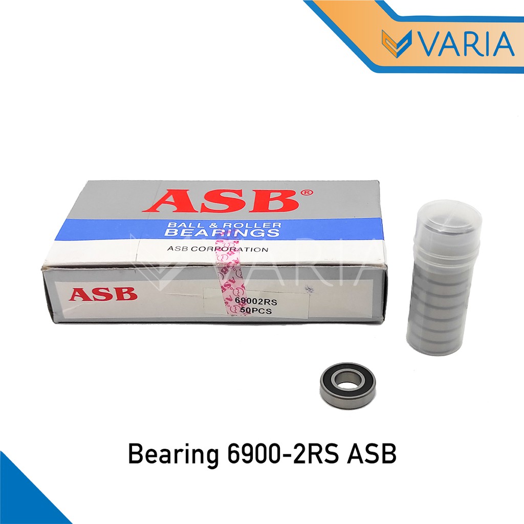 Bearing / Laher 6900 2RS Tutup Karet Double ASB