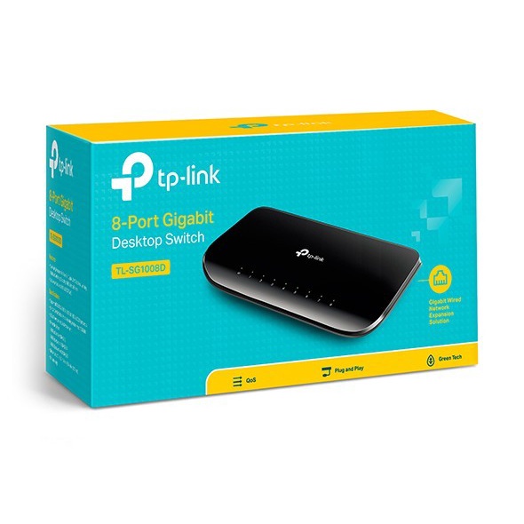 TP-LINK TL-SG1008D 8-Port Gigabit Desktop Switch TPLINK Garansi Resmi