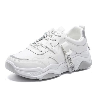8.8 Sale COD Sepatu Sneakers Wanita Korea Wanwoo Sepatu Sneakers Tali Casual + Box-6