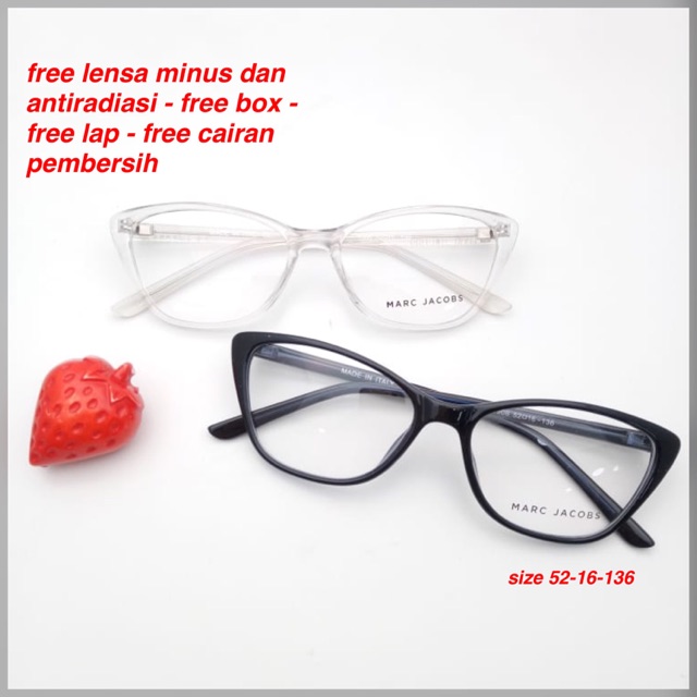 paket Frame kacamata minus lensa antiradiasi wanita pria frame 1906