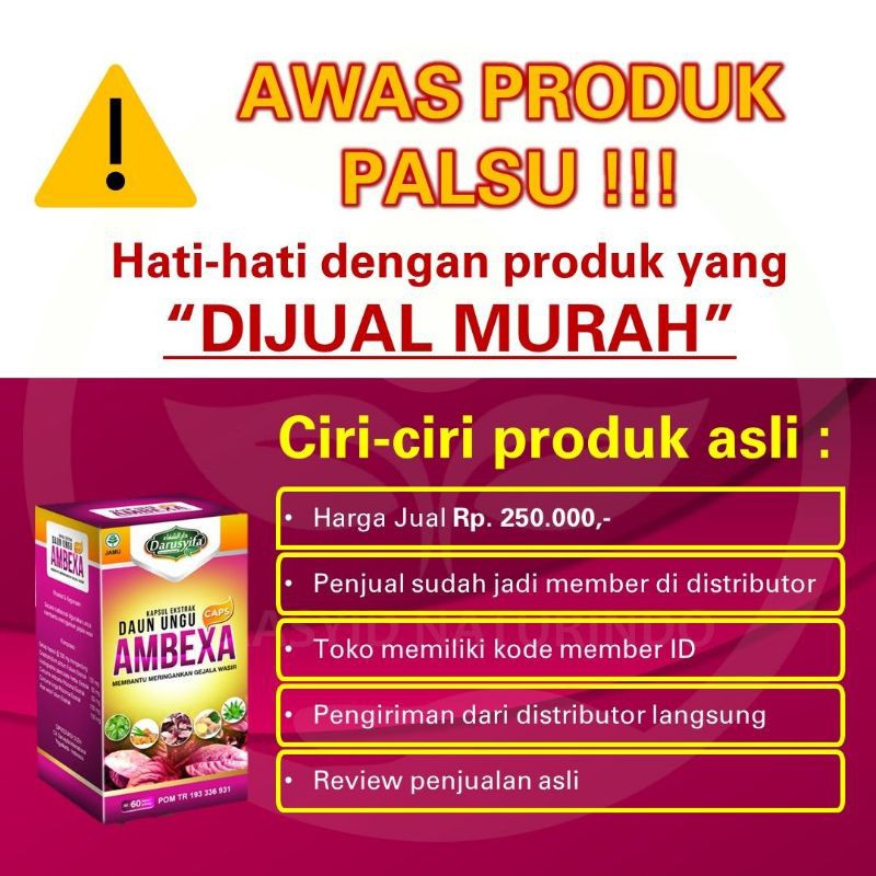 

AMBEXA Herbal Daun Unggu