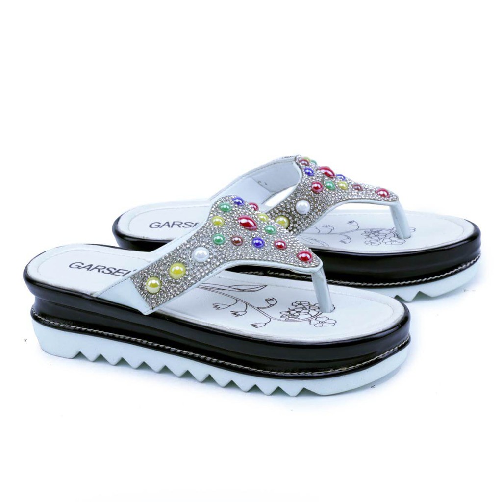 PROMO Sandal Flat Kasual Wanita - GK 8533 Produk Asli - Garsel Shoes