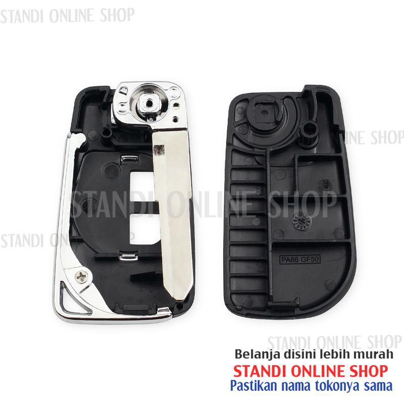 Casing Kunci Lipat Flip Key Rumah Kunci Suzuki Ertiga Model Baru