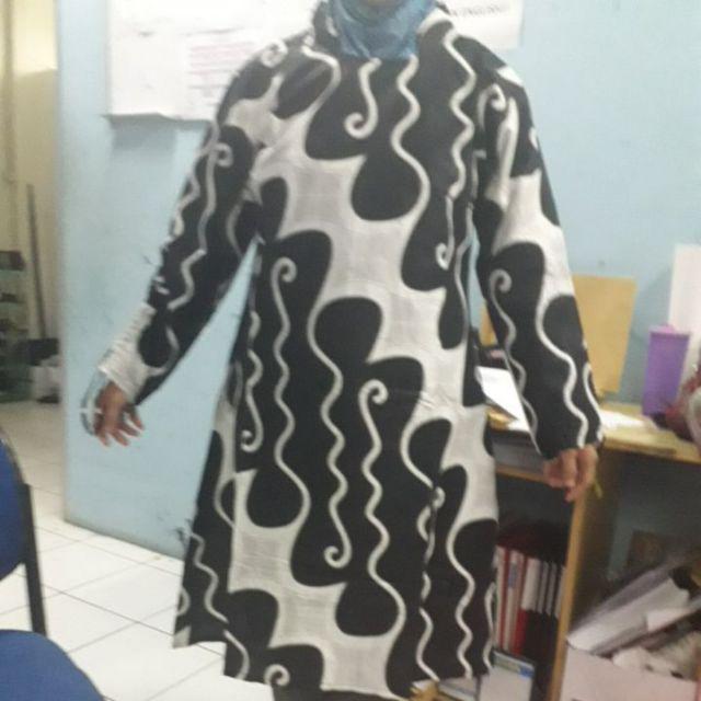 Terlaris Serut Genes Jelita Tunic Navbor Yelbor Whitbor Creambor Tunik Batik Modern Hrb030 Dolbi Dob