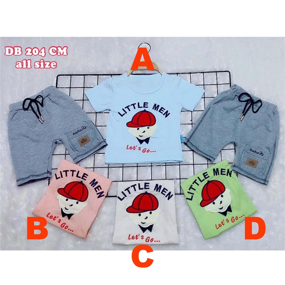 Baju Bayi Laki Laki Setelan Casual Keren Nyaman Lucu Little Men