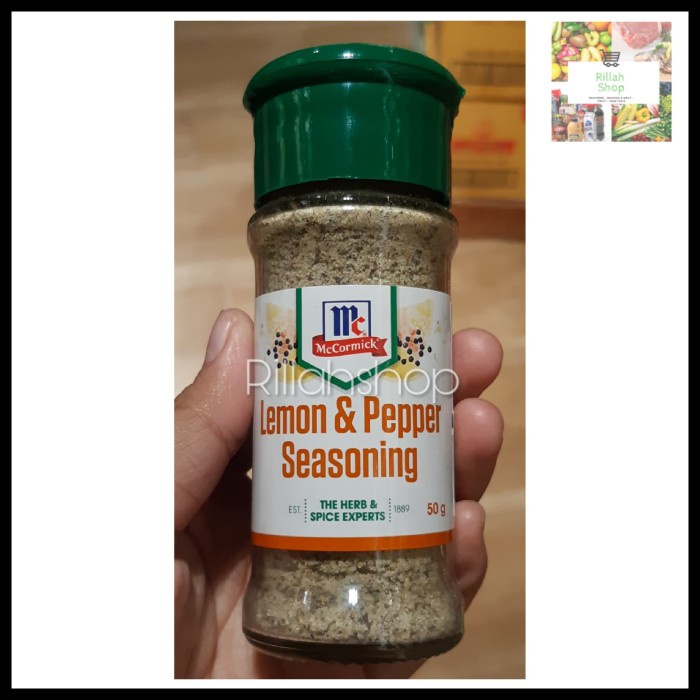 

LEMON & PEPPER SEASONING/BUMBU LEMON & LADA 50 GRAM