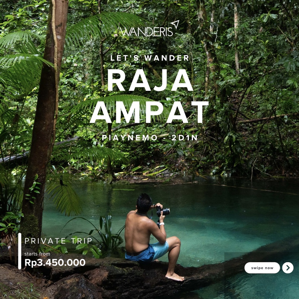 2D1N Piaynemo - Raja Ampat Trip By Wanderis