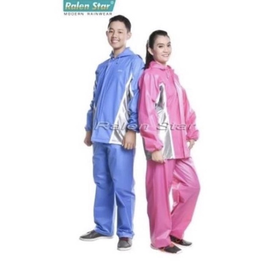 Jas Hujan Stelan Ralen Star 008 Neymar