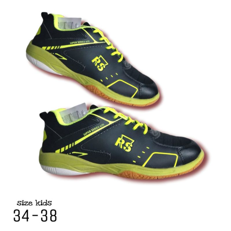 sepatu badminton anak rs size 34-38