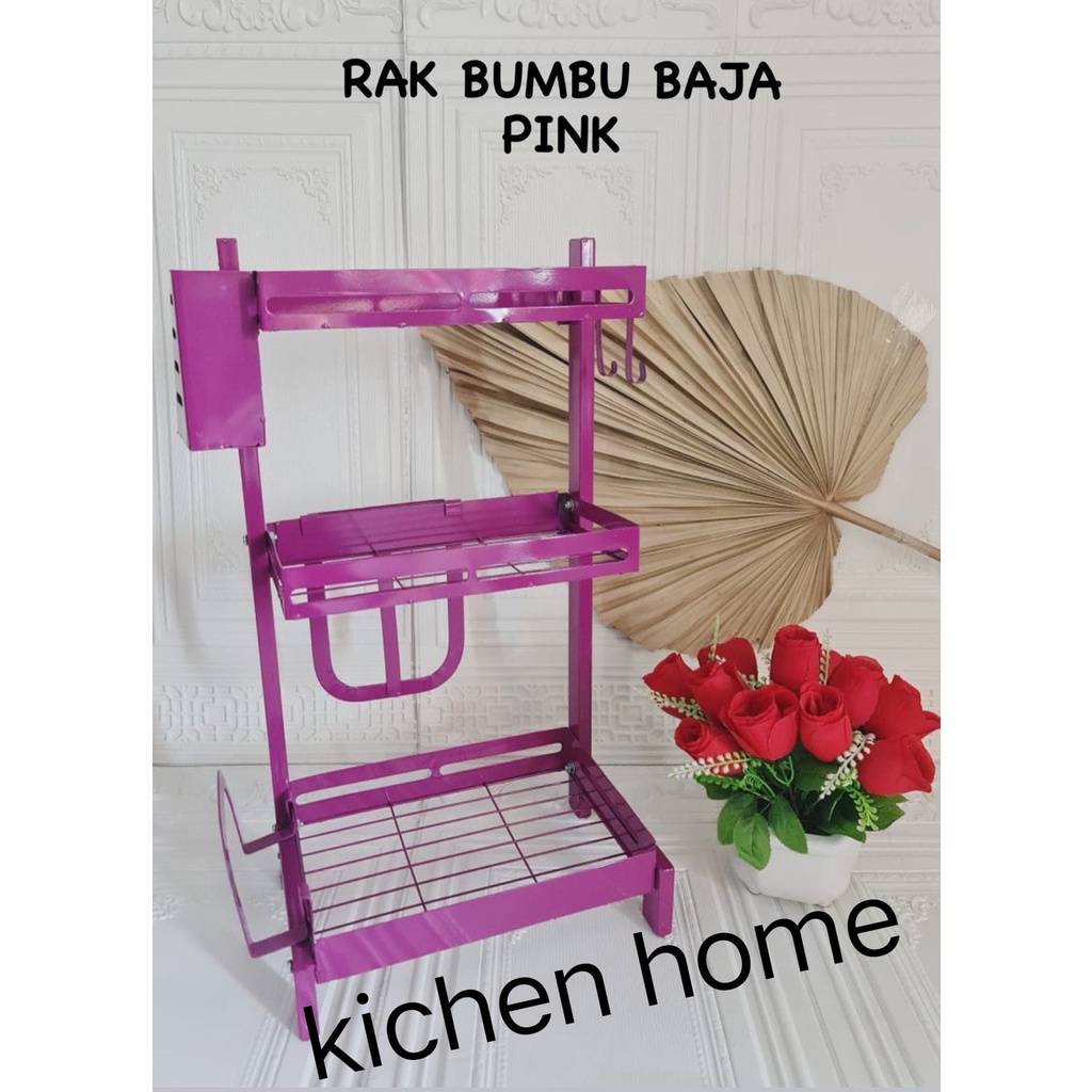 Unik Rak Bumbu Dapur Tempat Penyimpanan Bumbu Serbaguna