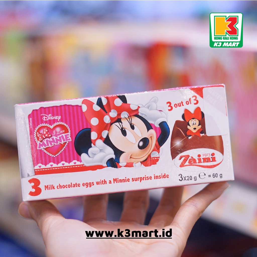 

Zaini Disney Chocolate 3s Minnie Mouse 60gr