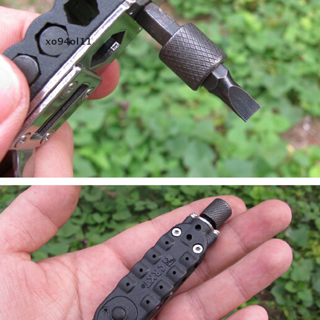 Xo EDC Obeng / Kunci Pas / Tang / Pisau Multifungsi Adjustable Untuk Survival