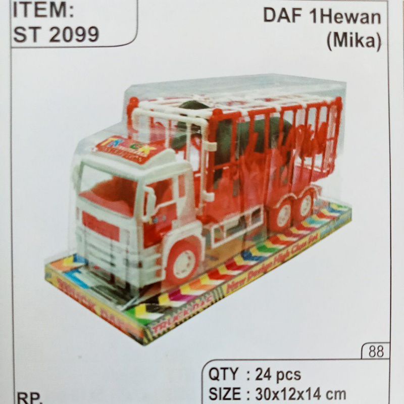 ST 2099 - Mainan Truk Muat Hewan Truck Safari Animal Wild ST2099