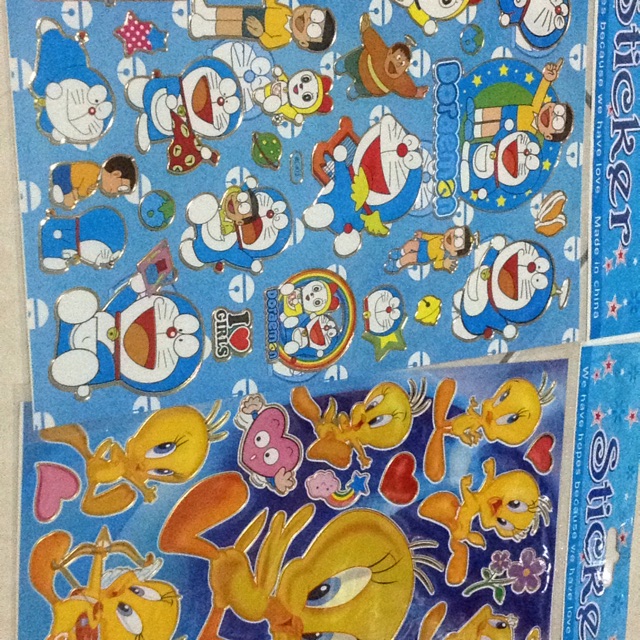 

Stiker/sticker/ gambar tempel motif karakter anak/ film kartun