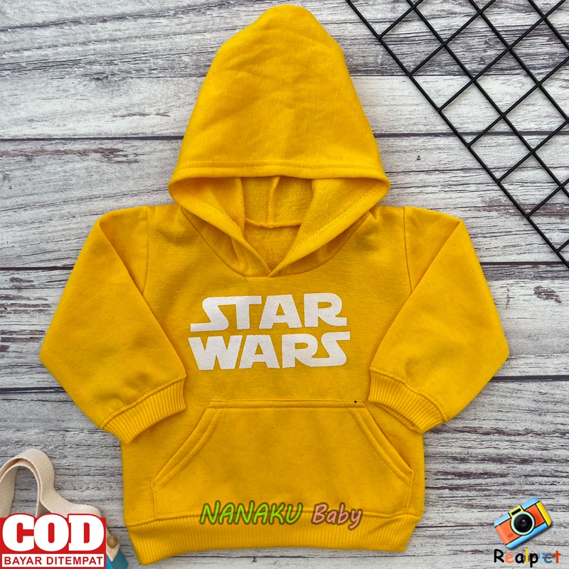 Jaket Bayi Karakter Hoodie Bayi Usia 3-12 Bulan Anababy