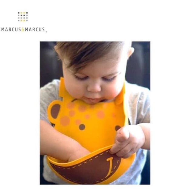 Marcus &amp; Marcus Baby Silicone Bib / celemek bayi