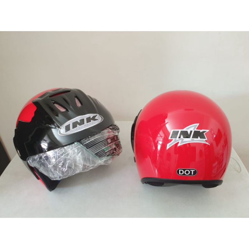 Helm ink classic  kw (GRADE 1 ORI) + KACA dewasa pria dan wanita sudah sni