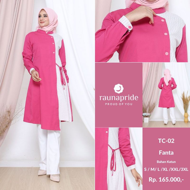 TUNIK RAUNA TC 02 RAUNAPRIDE / Atasan wanita / pakaian wanita